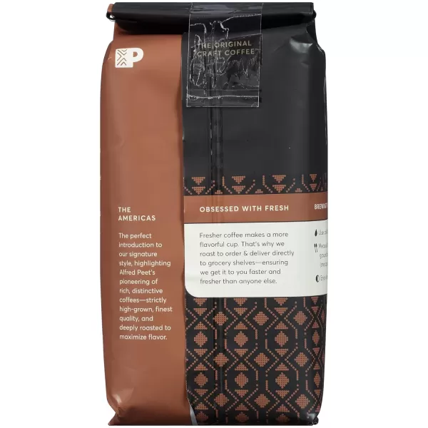 Peet's Coffee, Dark Roast Whole Bean Coffee - Major Dickason's Blend 18 Ounce Bag