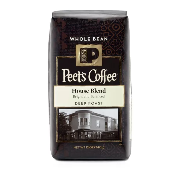Peet's Coffee, Dark Roast Whole Bean Coffee - Major Dickason's Blend 18 Ounce Bag