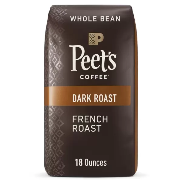 Peet's Coffee, Dark Roast Whole Bean Coffee - Major Dickason's Blend 18 Ounce Bag