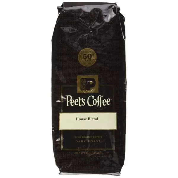 Peet's Coffee, Dark Roast Whole Bean Coffee - Major Dickason's Blend 18 Ounce Bag