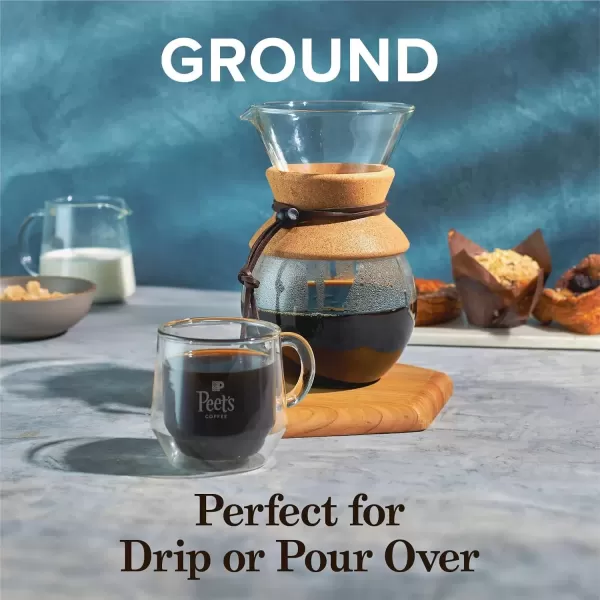 imagePeets Coffee Hazelnut Mocha Light Roast Ground Coffee  30 Ounces 3 Bags of 10 OuncesSun Catcher