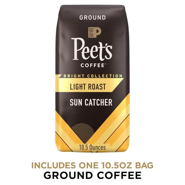 imagePeets Coffee Hazelnut Mocha Light Roast Ground Coffee  30 Ounces 3 Bags of 10 OuncesSun Catcher