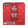imagePeets Coffee  Dark Roast Keurig KCup Pods  Holiday Blend 60 Count 6 Boxes of 10 KCup PodsHoliday Blend