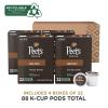 imagePeets Coffee  Dark Roast Keurig KCup Pods  Holiday Blend 60 Count 6 Boxes of 10 KCup PodsHouse Blend