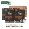 imagePeets Coffee  Dark Roast Keurig KCup Pods  Holiday Blend 60 Count 6 Boxes of 10 KCup PodsMajor Dickasons