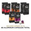 imagePeets Coffee Dark Roast Espresso Capsules Variety Pack Compatible with Nespresso Original Machine  Intensity 811 80 Count 8 Boxes of 10 Espresso CapsulesVariety Pack