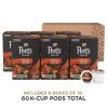 imagePeets Coffee Flavored Light Roast Keurig KCup Pods  Vanilla 60 Count 6 Boxes of 10 KCup PodsCaramel Brle