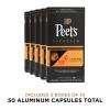 imagePeets Coffee Medium Roast Espresso Capsules Compatible with Nespresso Original Machine  Caramel 50 Count 5 Boxes of 10 Espresso CapsulesCaramel