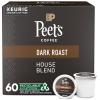 imagePeets Coffee  Dark Roast Keurig KCup Pods  Holiday Blend 60 Count 6 Boxes of 10 KCup PodsHouse Blend