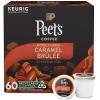 imagePeets Coffee Flavored Light Roast Keurig KCup Pods  Vanilla 60 Count 6 Boxes of 10 KCup PodsCaramel Brle