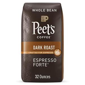 imagePeets Coffee Dark Roast Whole Bean Coffee  Espresso Forte 32 Ounce Pack of 1Espresso Forte