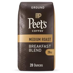 imagePeets Coffee Medium Roast Ground Coffee  Big Bang 18 Ounce BagBreakfast Blend