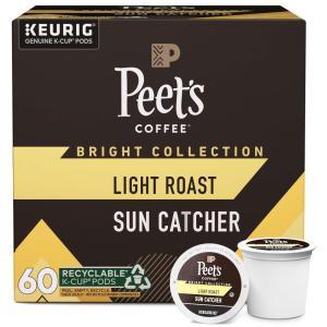 imagePeets Coffee Medium Roast Keurig KCup Pods  Off The Grid 60 Count 6 Boxes of 10 KCup PodsSun Catcher