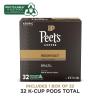 imagePeets Coffee Medium Roast Keurig KCup Pods  Big Bang 32 Count 1 Box of 32 KCup PodsSingle Origin Brazil