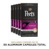imagePeets Coffee Medium Roast Espresso Capsules Compatible with Nespresso Original Machine  Crema Scura Intensity 9 50 Count 5 Boxes of 10 Espresso CapsulesRicchezza Intensity 8