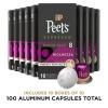 imagePeets Coffee Medium Roast Espresso Capsules Compatible with Nespresso Original Machine  Crema Scura Intensity 9 50 Count 5 Boxes of 10 Espresso CapsulesRicchezza Intensity 8