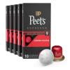 imagePeets Coffee Medium Roast Espresso Capsules Compatible with Nespresso Original Machine  Crema Scura Intensity 9 50 Count 5 Boxes of 10 Espresso CapsulesCrema Scura Intensity 9