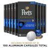 imagePeets Coffee Medium Roast Decaf Espresso Capsules Compatible with Nespresso Original Machine  Decaf Ristretto Intensity 10 100 Count 10 Boxes of 10 Espresso CapsulesDecaffeinato Ristretto Intensity 9