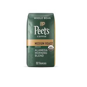 imagePeets Coffee Medium Roast Whole Bean Coffee  Big Bang 63 Ounces 6 Bags of 105 OuncesOrganic Alameda Morning Blend