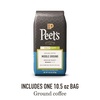 image:imagePeets Coffee Medium Roast Ground Coffee  Middle Ground 105oz Bag