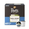 image:imagePeets Coffee Medium Roast Keurig KCup Pods 100 Arabica Coffee  Middle Ground 60 Count 6 Boxes of 10 Pods