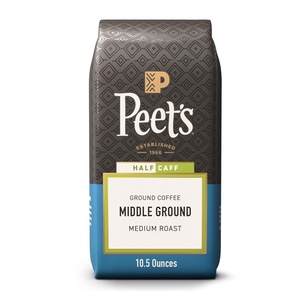 image:imagePeets Coffee Medium Roast Ground Coffee  Middle Ground 105oz Bag