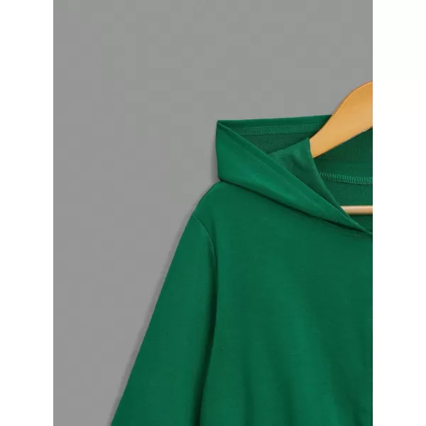 WDIRARA Girl's Zip Front Hoodie Pocket Casual Long Sleeve Sweatshirt Tops