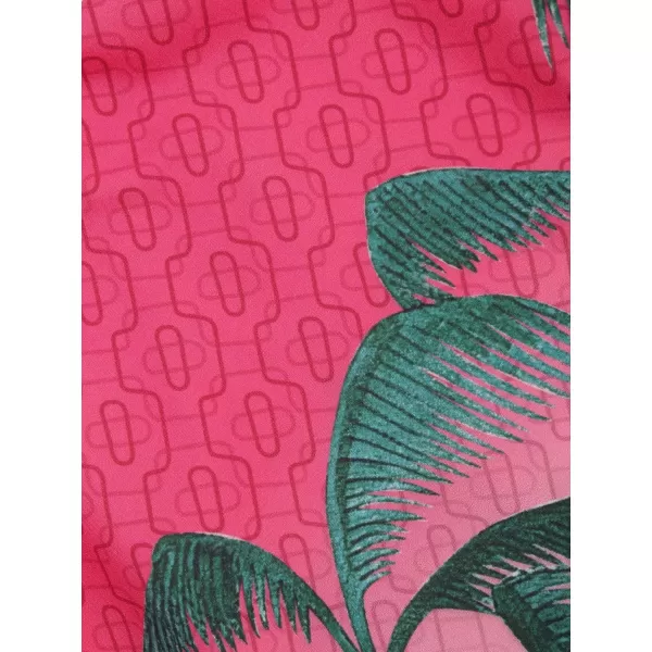 WDIRARA Men's Button Up Short Sleeve Cat Print Beachwear Striped Pocket Hawaiian Shirt Casual Collar Top