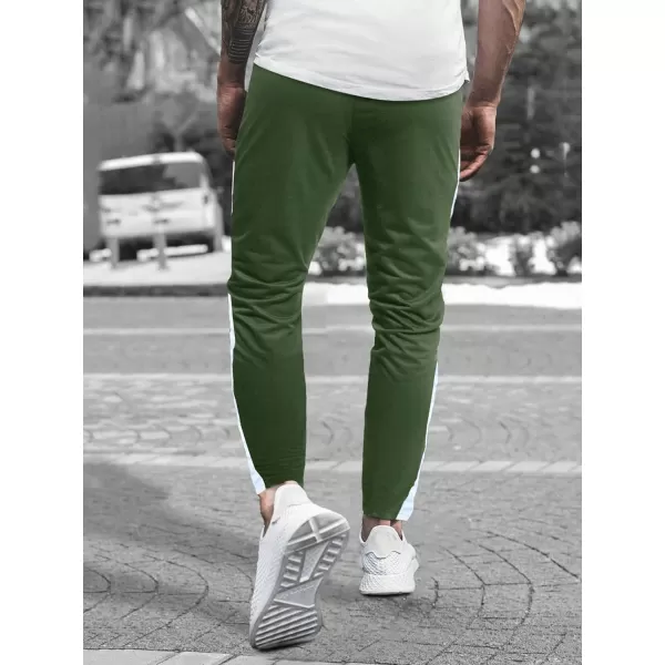 WDIRARA Men's Cartoon Bear Print Drawstring Waist Sweatpants with Pocket