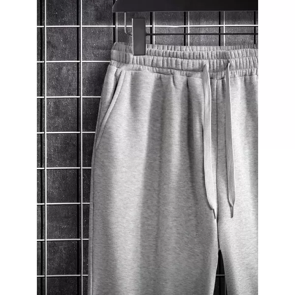 WDIRARA Men's Cartoon Bear Print Drawstring Waist Sweatpants with Pocket