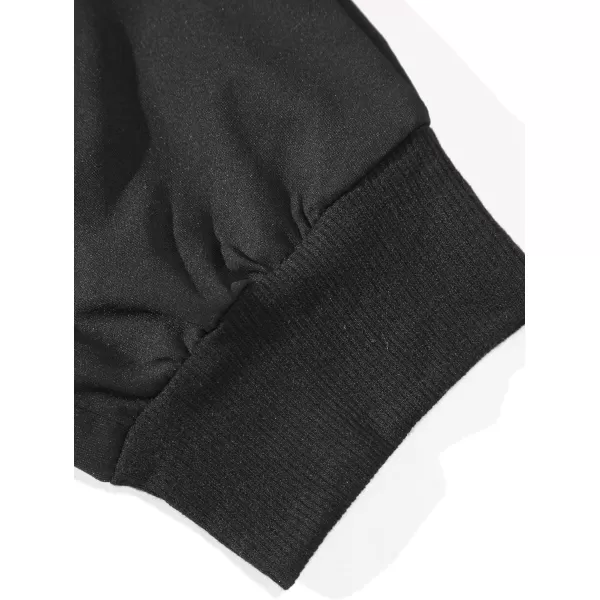 WDIRARA Men's Cartoon Bear Print Drawstring Waist Sweatpants with Pocket
