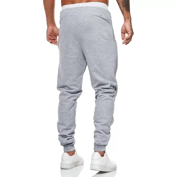 WDIRARA Men's Cartoon Bear Print Drawstring Waist Sweatpants with Pocket