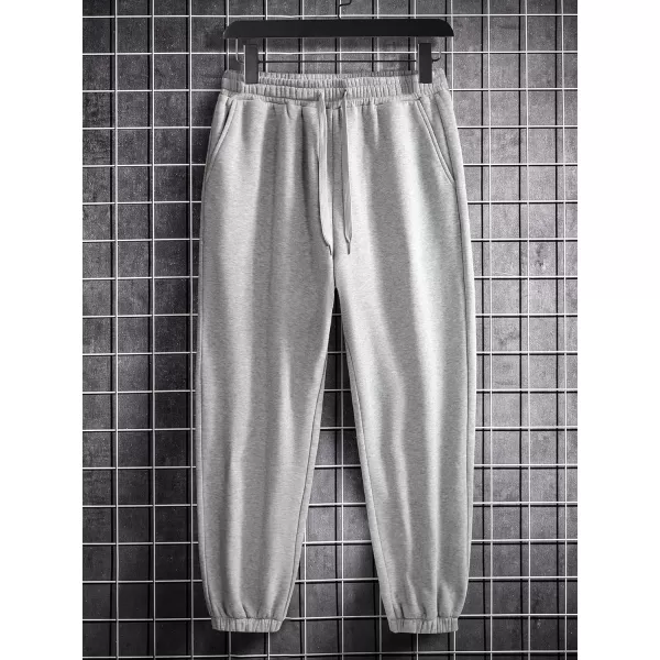 WDIRARA Men's Cartoon Bear Print Drawstring Waist Sweatpants with Pocket