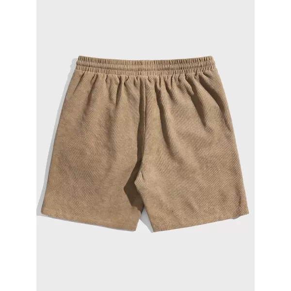 WDIRARA Men's Color Block Drawstring Waist Summer Workout Shorts with Pockets