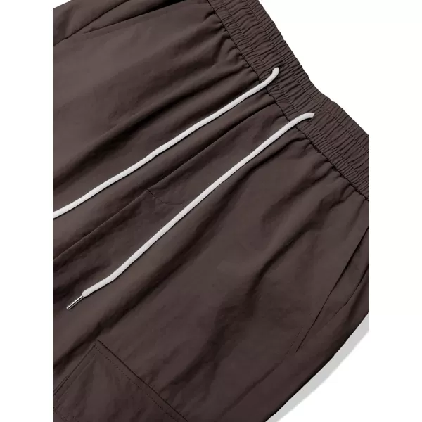 WDIRARA Men's Drawstring High Waist Streetwear Cargo Pants with Pockets