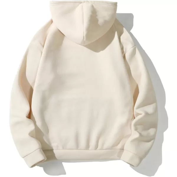 WDIRARA Men's Floral Graphic Print Drawstring Pocket Hoodie Sweatshirt