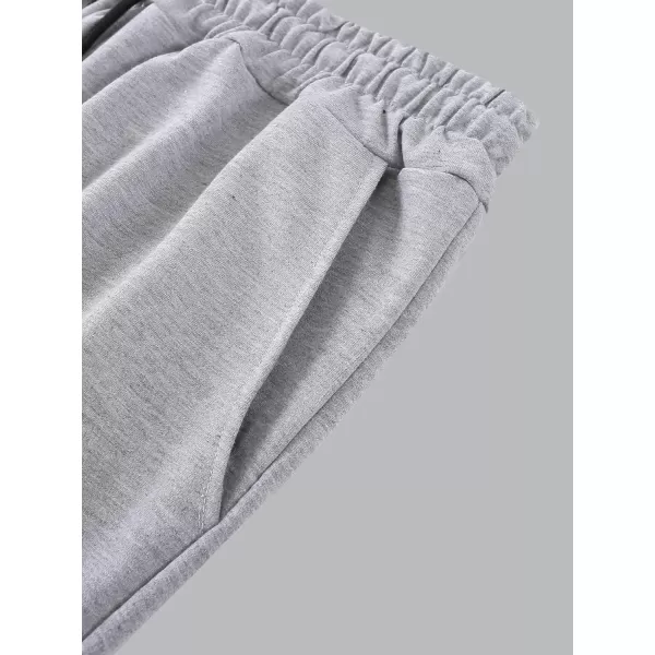 WDIRARA Men's Floral Letter Graphic Print Drawstring Waist Tie Front Sweatpants