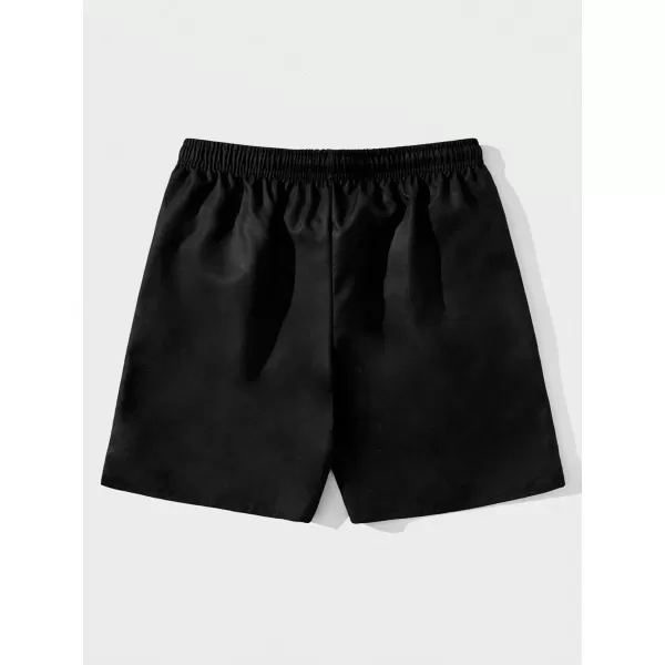 WDIRARA Men's Graphic Print Colorblock Drawstring Waist Active Pocket Shorts