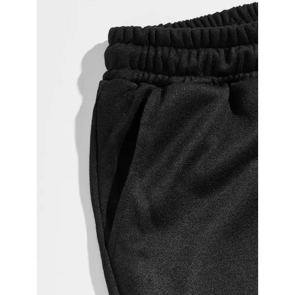 WDIRARA Men's Graphic Skeleton Print Drawstring Elastic Sweatpants Pants with Pocket
