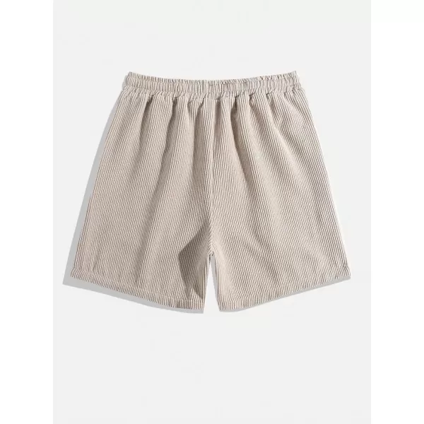 WDIRARA Men's Letter Graphic Print Drawstring Waist Active Track Shorts
