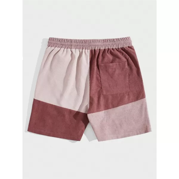 WDIRARA Men's Letter Graphic Print Drawstring Waist Active Track Shorts