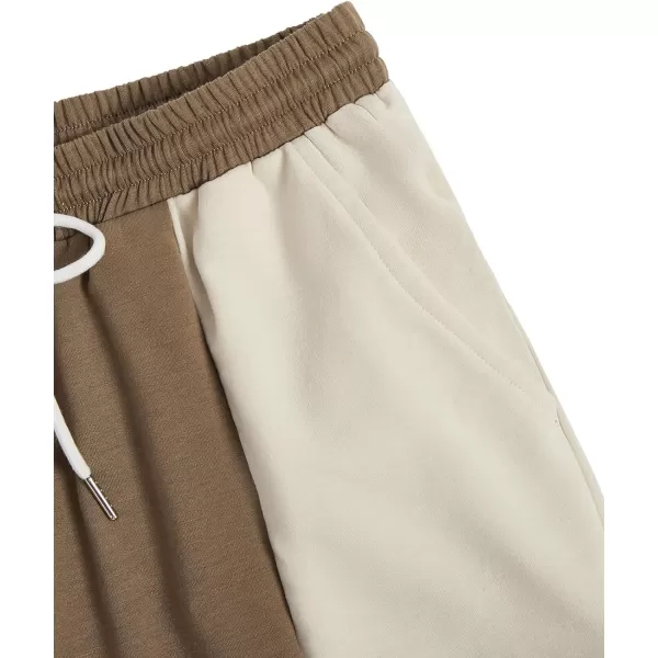 WDIRARA Men's Letter Graphic Print Drawstring Waist Active Track Shorts