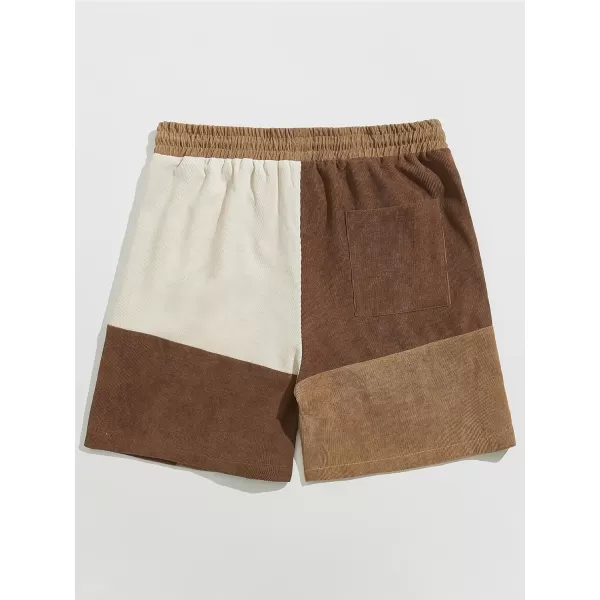 WDIRARA Men's Letter Graphic Print Drawstring Waist Active Track Shorts