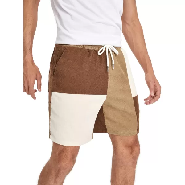WDIRARA Men's Letter Graphic Print Drawstring Waist Active Track Shorts