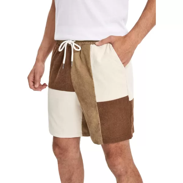 WDIRARA Men's Letter Graphic Print Drawstring Waist Active Track Shorts