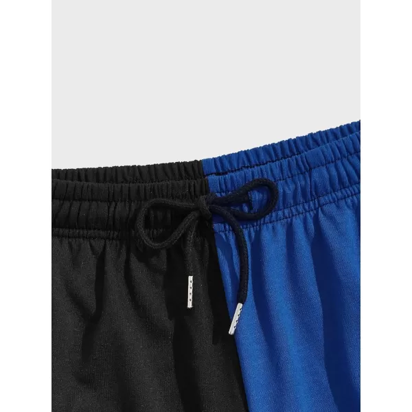 WDIRARA Men's Letter Graphic Print Drawstring Waist Active Track Shorts
