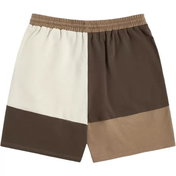 WDIRARA Men's Letter Graphic Print Drawstring Waist Active Track Shorts