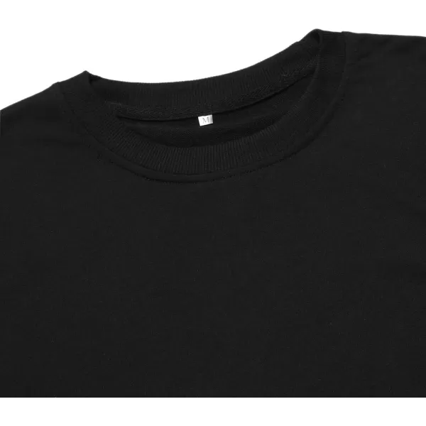 WDIRARA Men's Letter Graphic Print Round Neck Long Sleeve Sweatshirt Pullovers