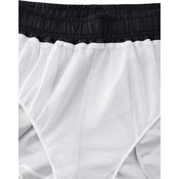 WDIRARA Men's Letter Graphic Tie Dye Drawstring Waist Workout Shorts with Pockets