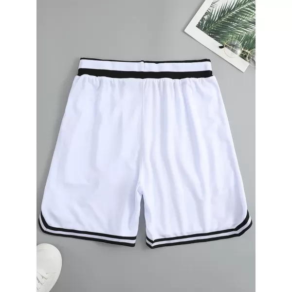 WDIRARA Men's Lightning Graphic Print Drawstring Casual Summer Beach Shorts